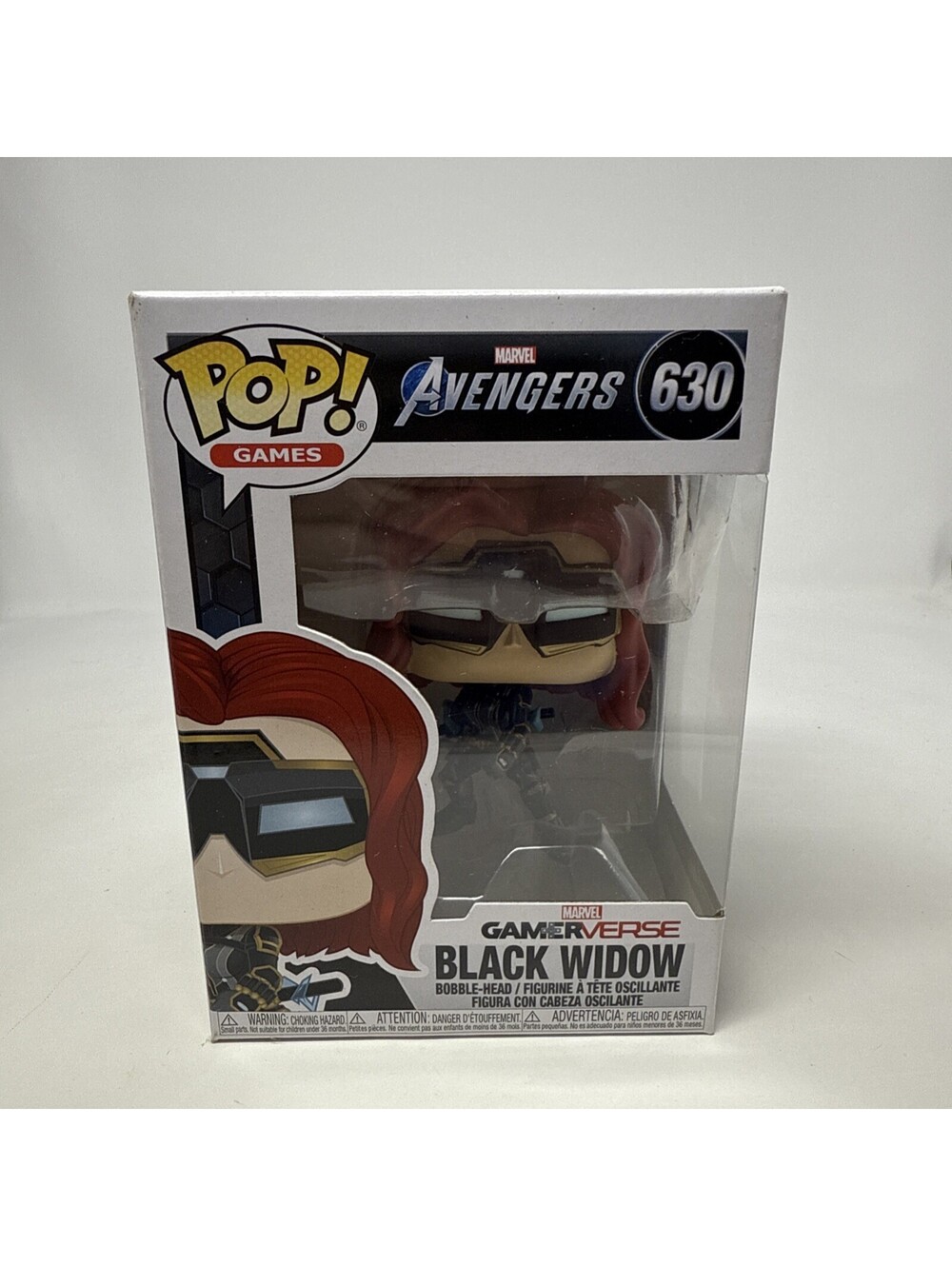 Funko Pop! Games Marvel Avengers Gamerverse Black Widow #630 Bobble-Head